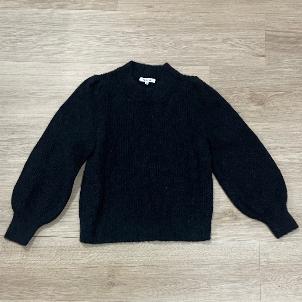Madewell Classic Black Turtleneck Sweater